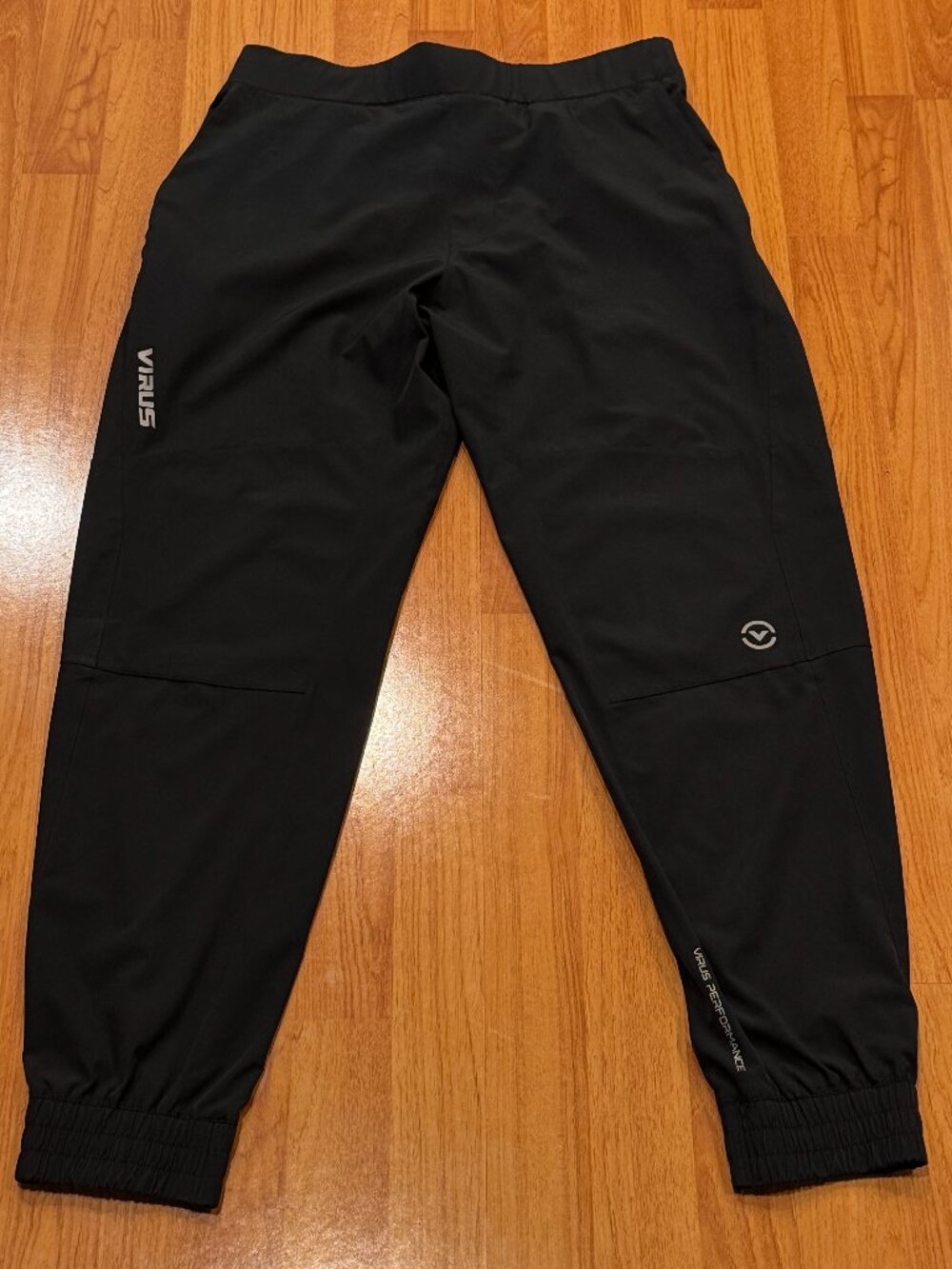 VIRUS Triwire Performance Training Tapered Jogger Pants Black L Pre-Owned